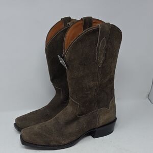 Moonshine Spirit Men's Gordon Roughout Western Boots  Square Toe Size 9